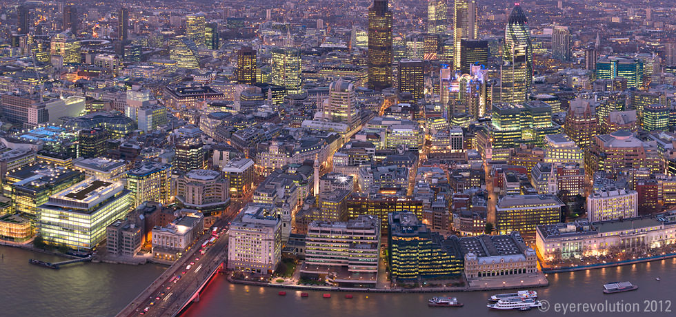 360 View from The Shard London Bridge