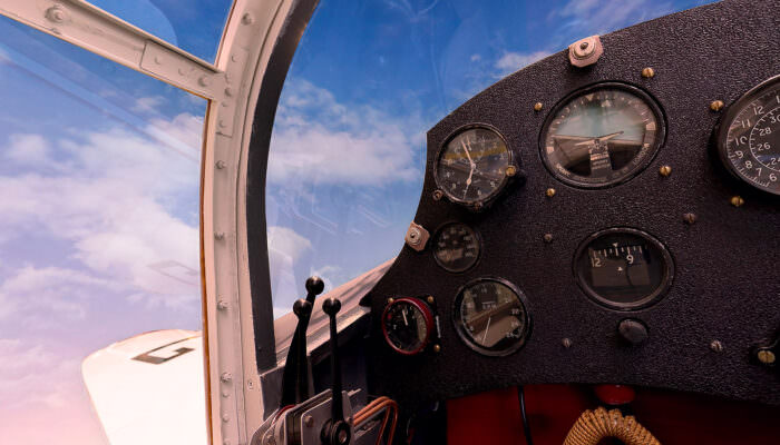 Mew Gull RAF Cockpit Virtual Tours