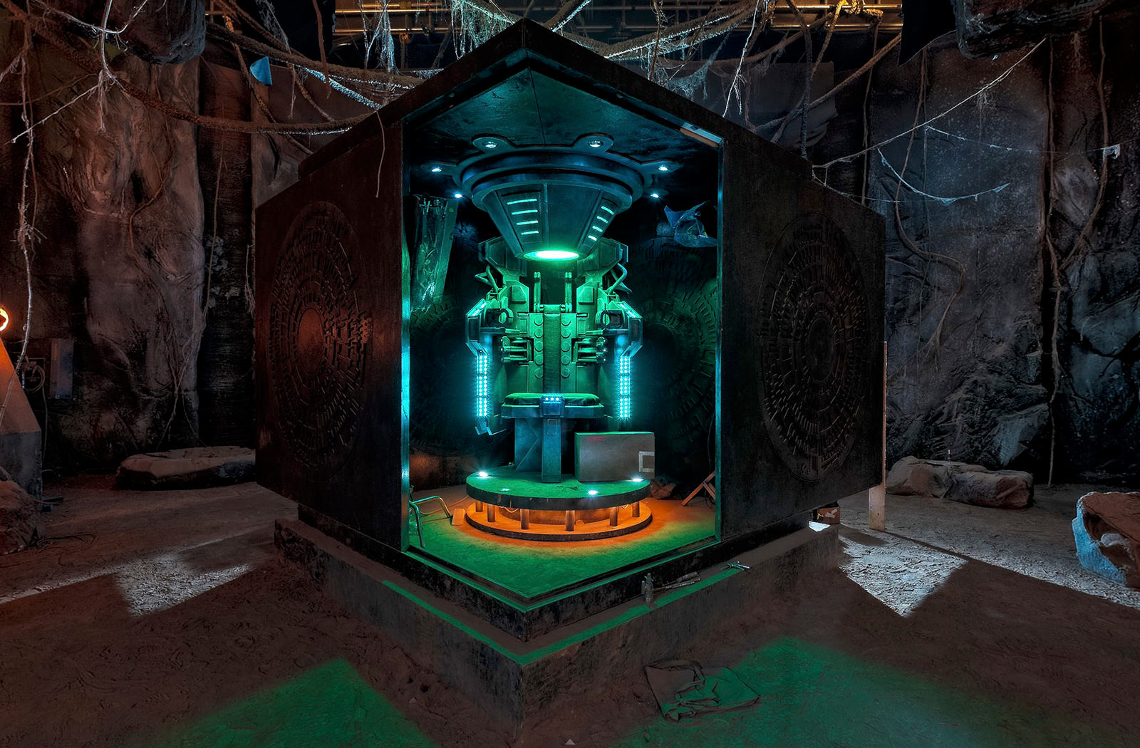 TV set virtual tour: Doctor Who The Underhenge / Pandorica