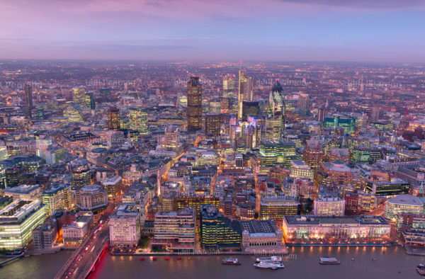 360 View from The Shard London Bridge