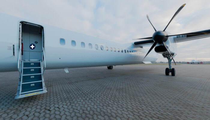 Bombardier Dash 8 Q400 Virtual Tour