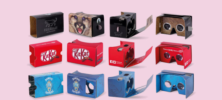 Branded Google Cardboard Virtual Reality Headset