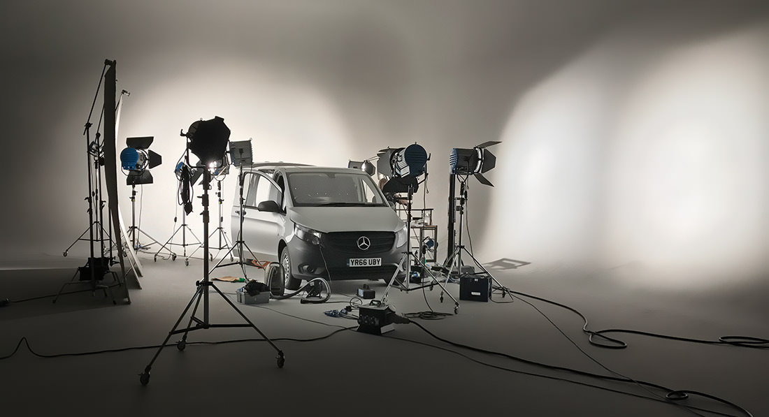 shooting 360's in a car studio