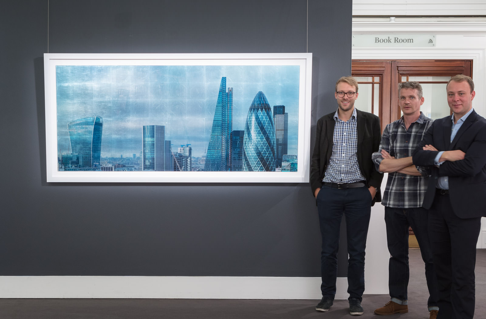 Will Pearson - 'Silvered City' Silver Gilded Fine Art on Display at Sotheby's London