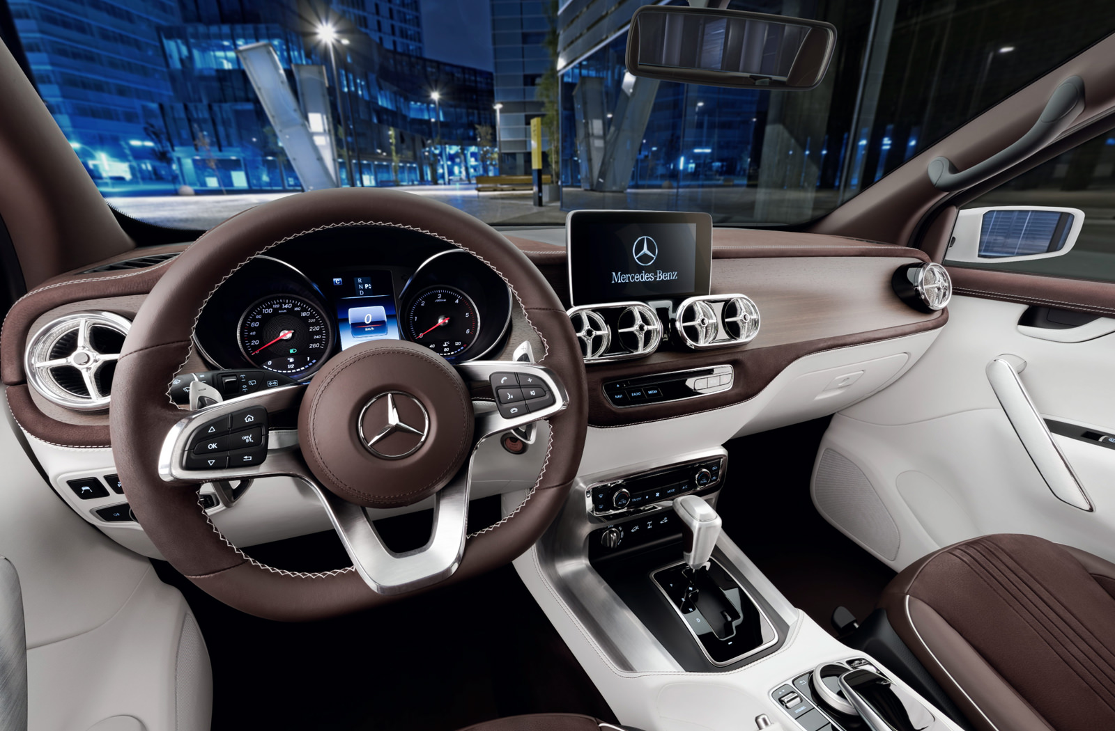 Car Photography - Interior 360 of the Mercedes-Benz X-Class