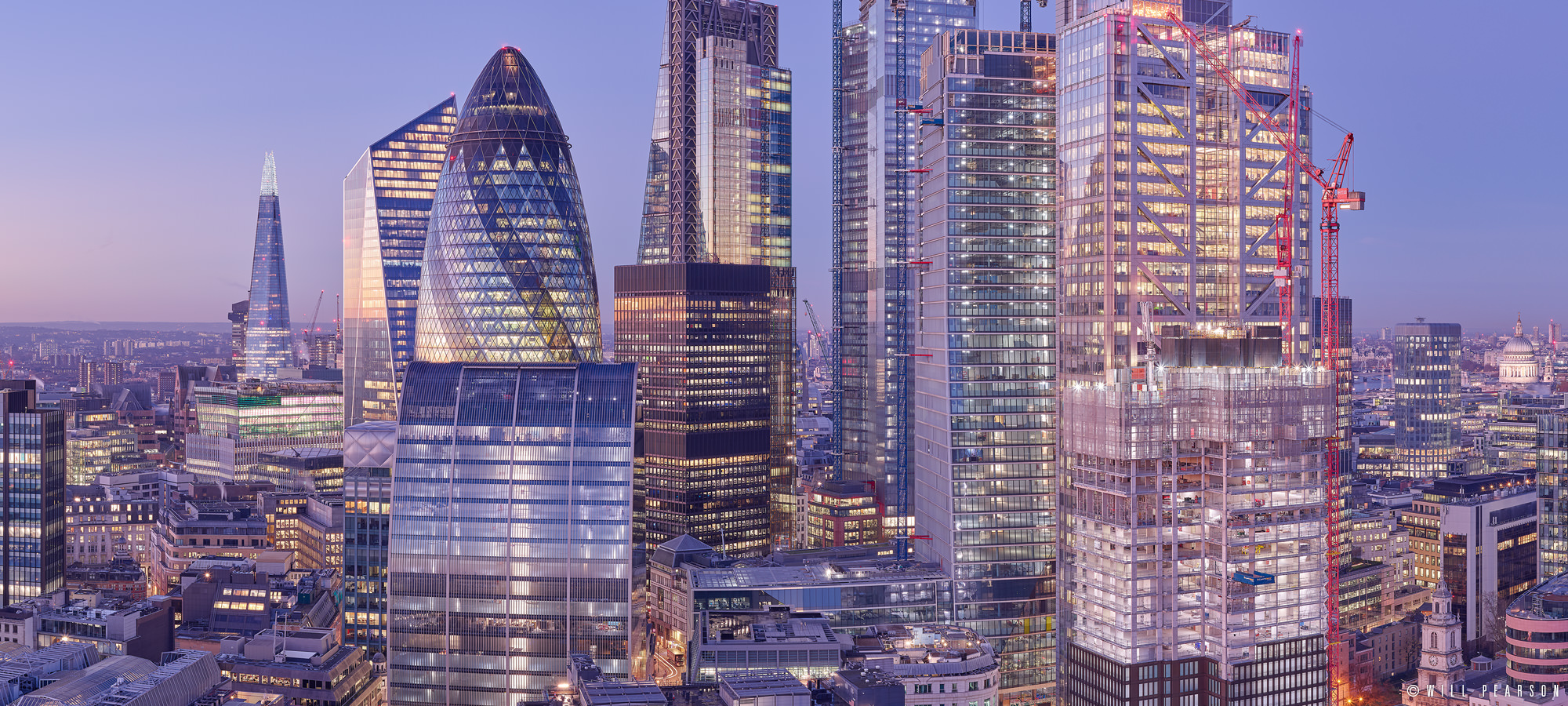 London Skyline: Enhanced Gigapixel