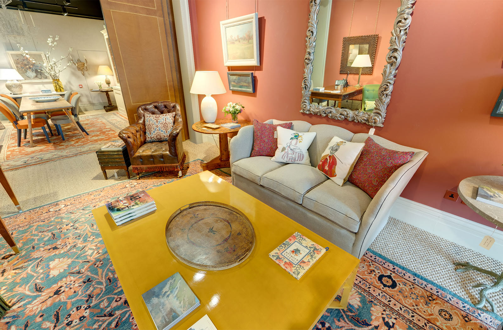 Interior design virtual tour - still from the Sibyl Colefax & John Fowler showroom