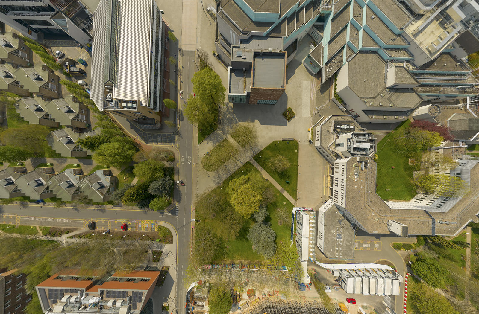 Still taken from the aerial virtual Tour at the University of Warwick