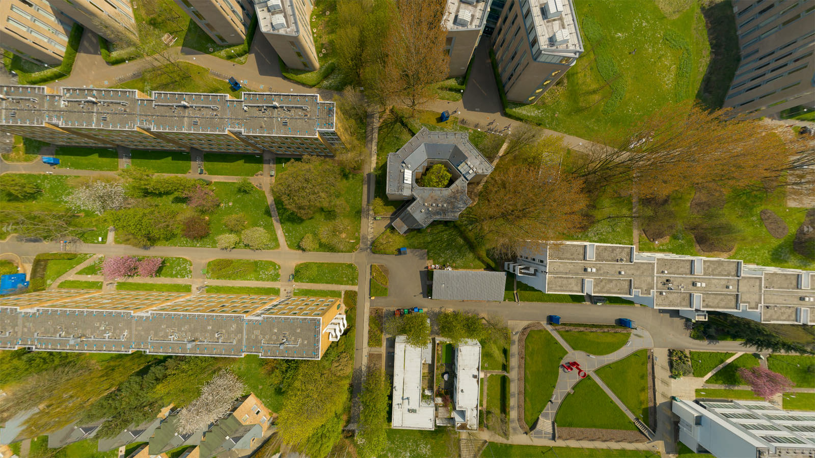 Still taken from the aerial virtual Tour at the University of Warwick